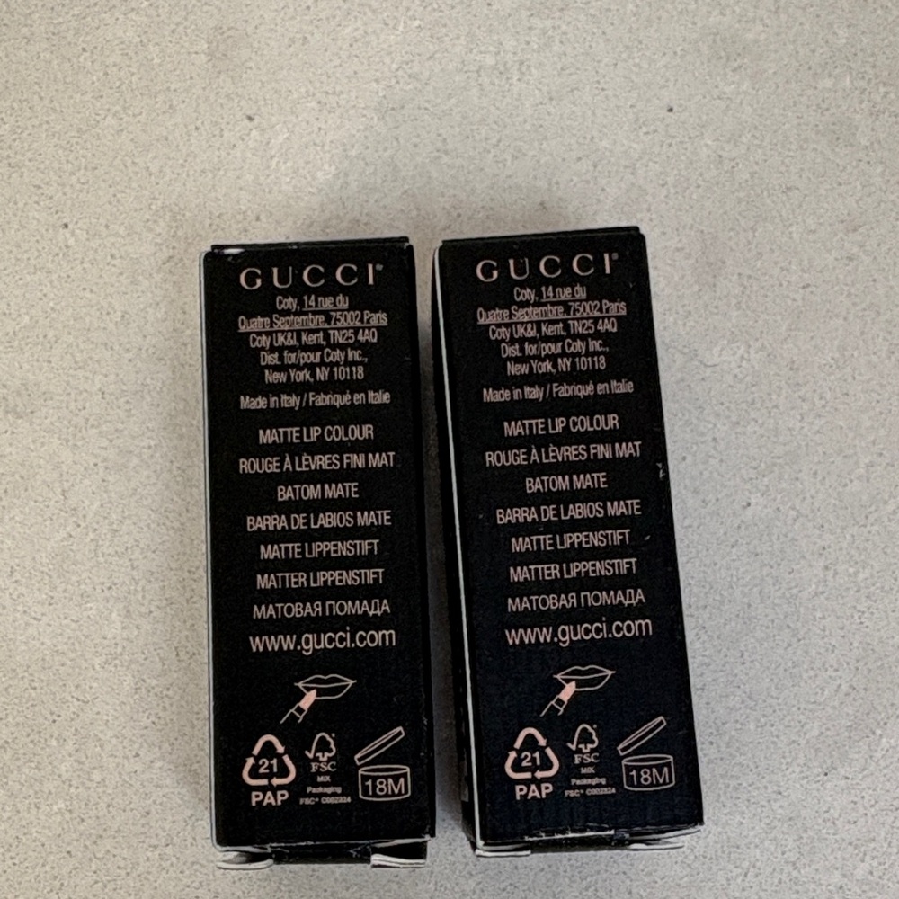 Gucci Matte Lip Colour Minis x2 - Picture 3 of 3